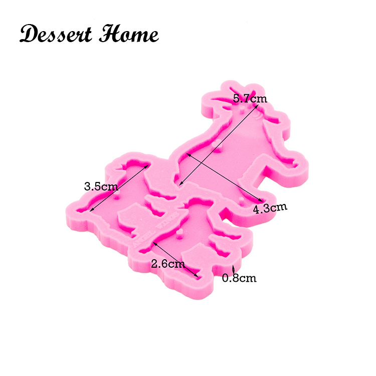DY0310 Bright MAMA GOAT Resin Craft for Keychain, Family Mom/Dad Silicone Molds, DIY Resin Epoxy Jewellery Making