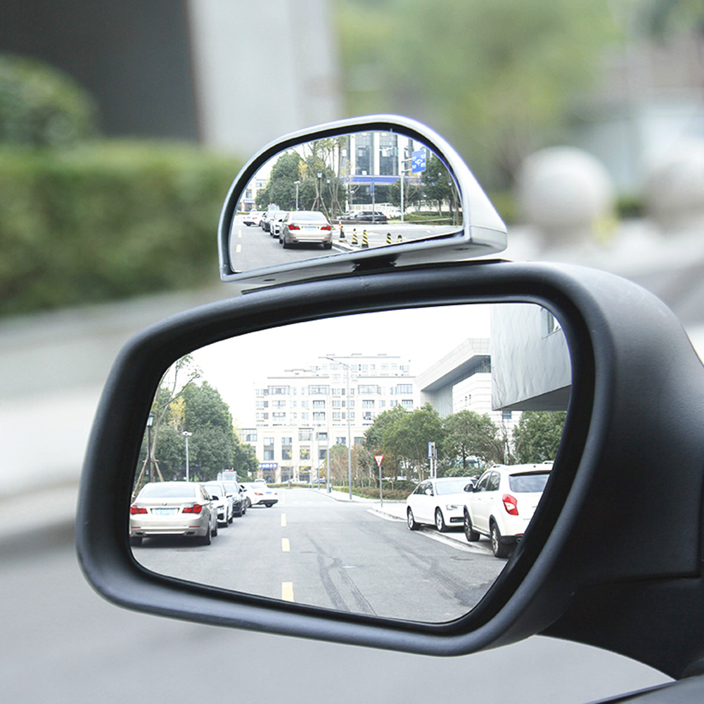 Universeel verstelbare 360 graden roterende hulp bij uitzicht achteraanzicht parkeerspiegel groothoek voertuig zijkant blindspot spiegels autotoegang