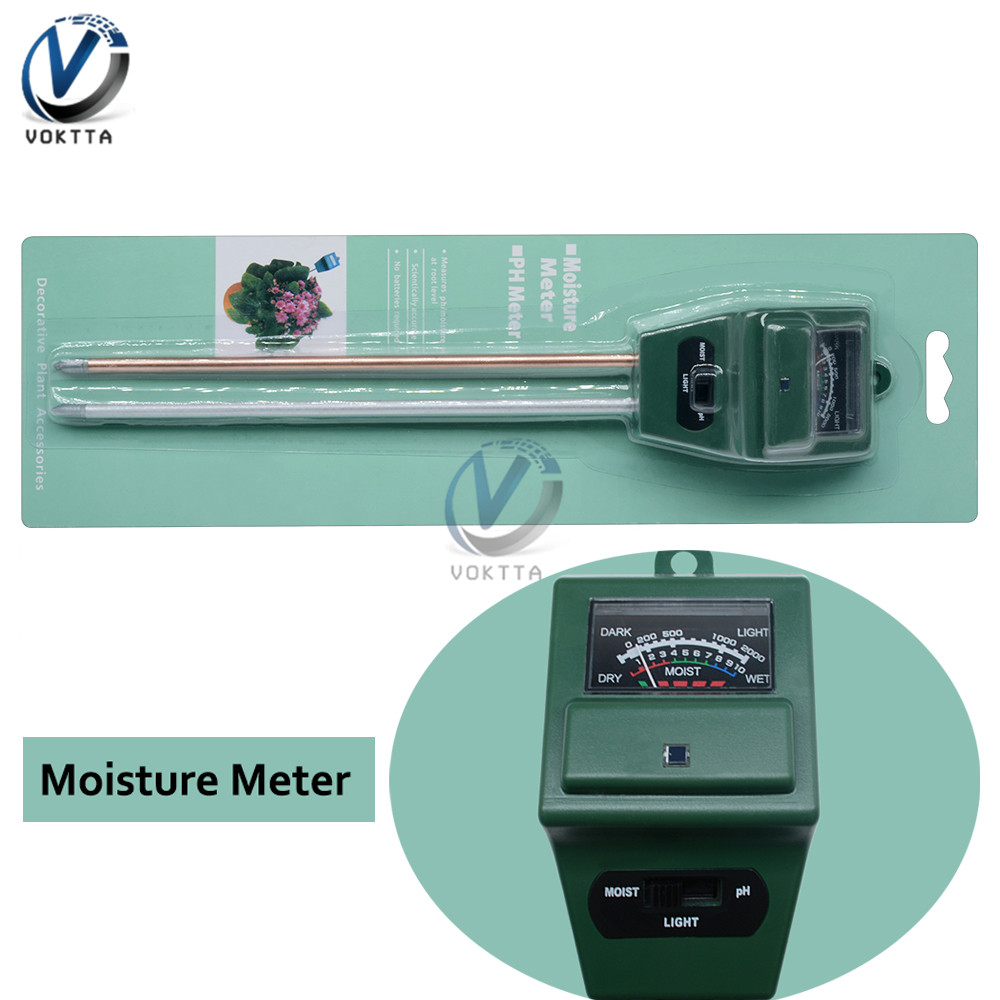 3/4/5 in 1 multifunktionaler Boden -pH -Tester digitaler pH -Meter Temperatur Feuchtigkeit Sonnenlicht Intensitätsmessung für Gartenpflanzen