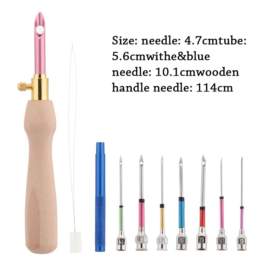 جميع النماذج من ملحقات الخياطة حياكة التطريز DIY غرزة Poking Cross Stitch Tools Poke Needle Punch Needle Tool