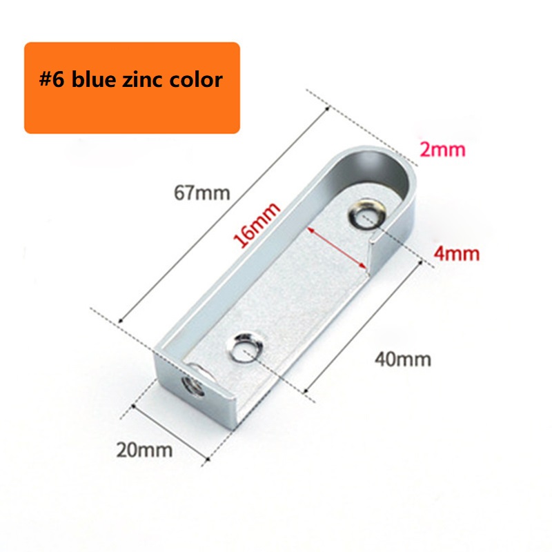 stop zinku owalny wspornik szafy na ścianę montaż 16 mm Wiszące Wsporniki