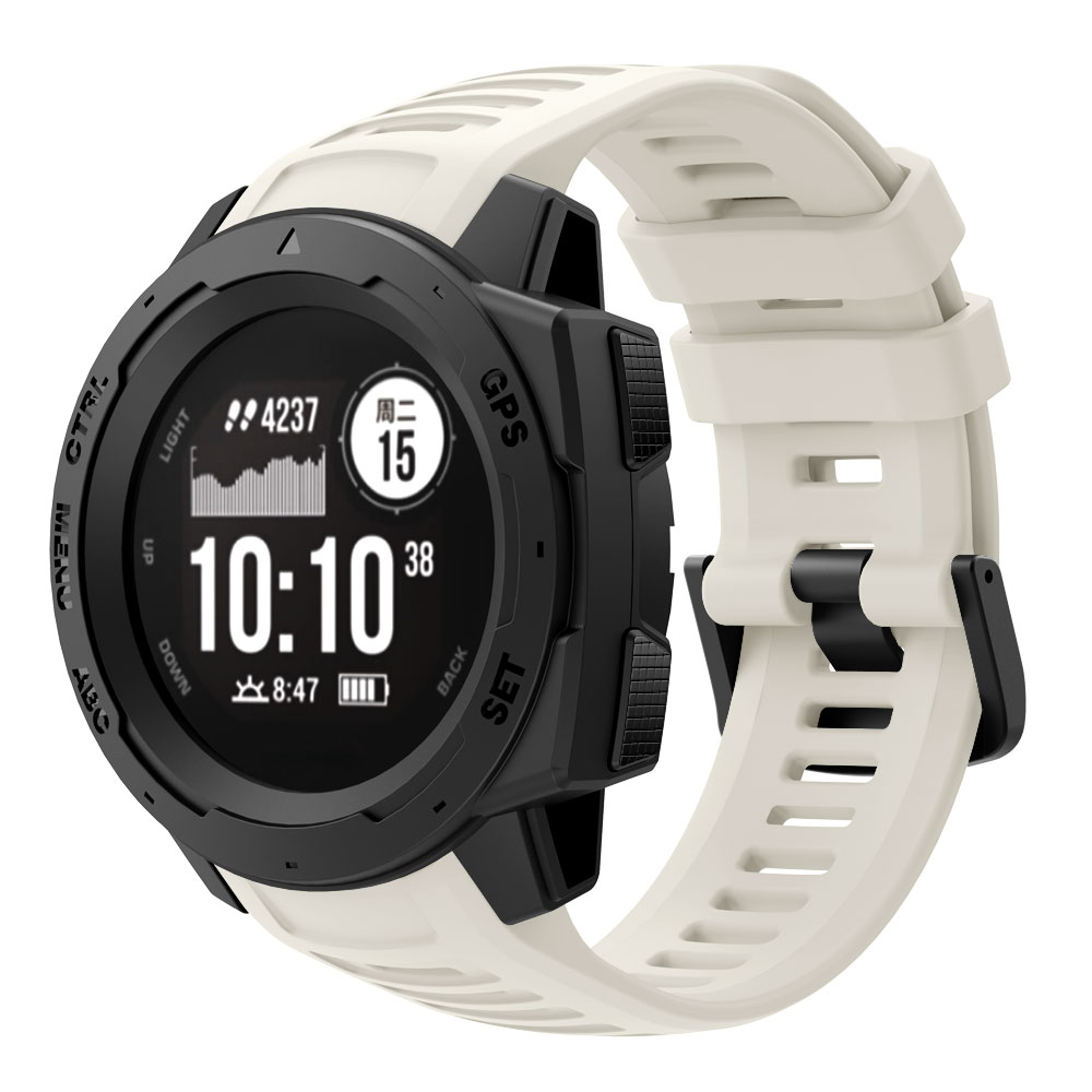 Bandon de remplacement de la sangle de 22 mm en silicone pour le bracelet de montre intelligente Garmin Instinct avec bracele