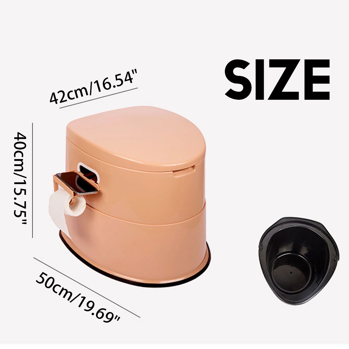 Portable Toilet Squatting Elderly Toilet Stool/Pregnant or Disabled Movable Toilet/ Potty for the Elderly Travel Outdoor Camping