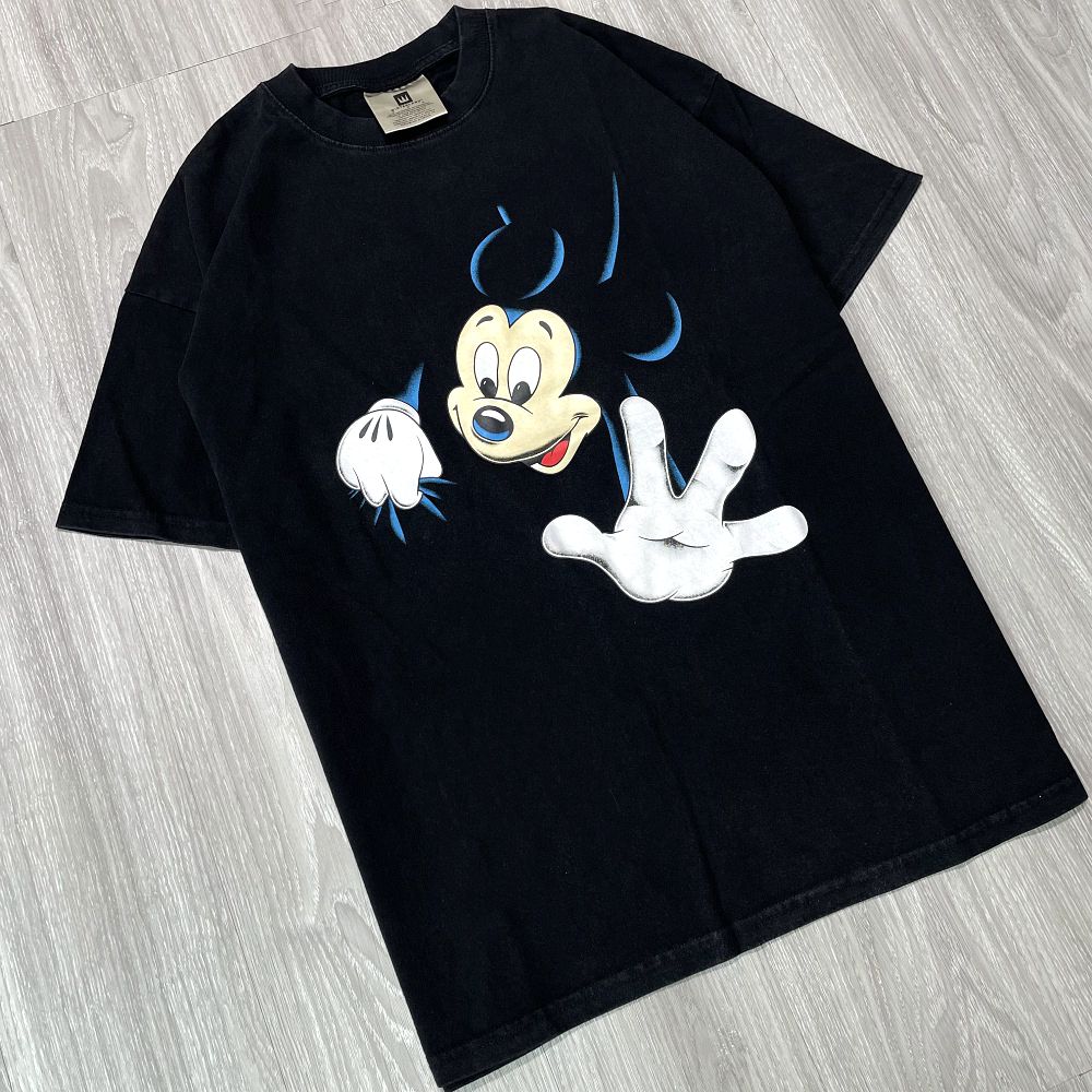 Tshirts Cartoon Printed Męska koszulka z krótkim rękawem czarne koszulki