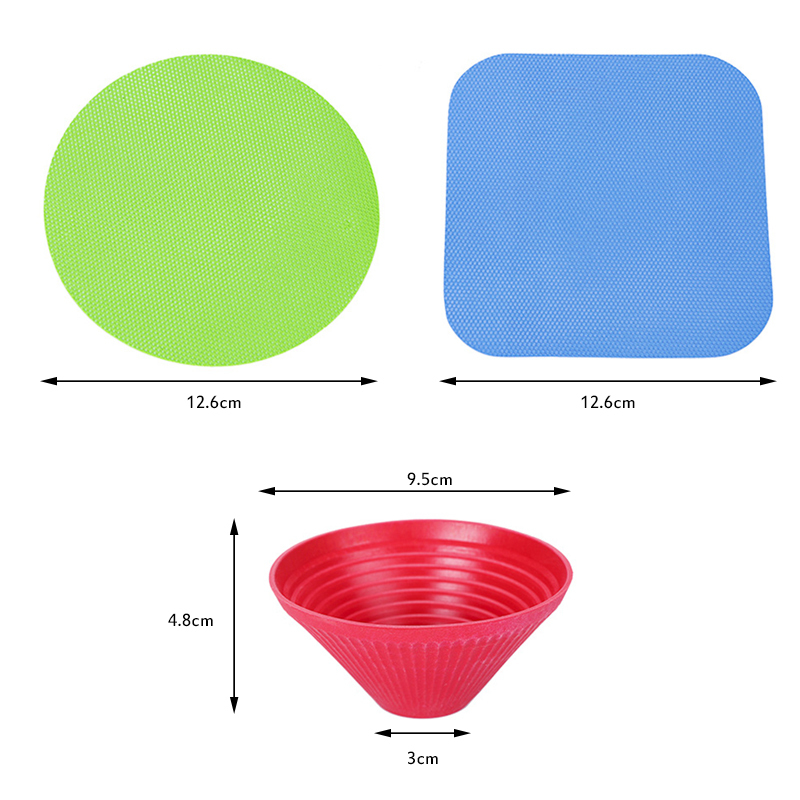 Multifunktionell gummiflasköppnare Anti-Scid Bottle Apple Opening Bottle Cap Packning Mat Coasters Booster Can Opener Kitchen Tool