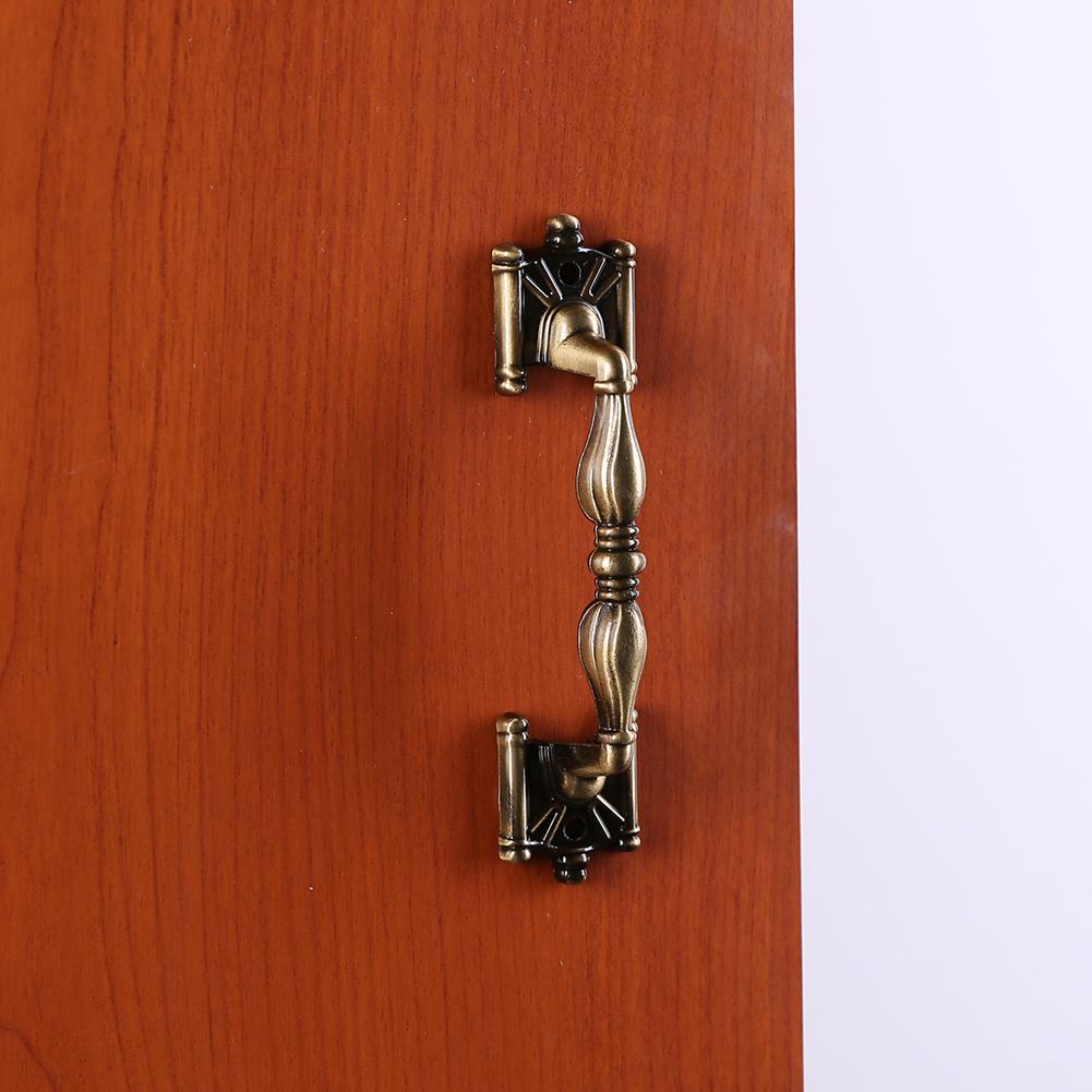 Poignée de porte en bronze vert vintage armoire de l'armoire tiroir des poignées de tir de mobilier
