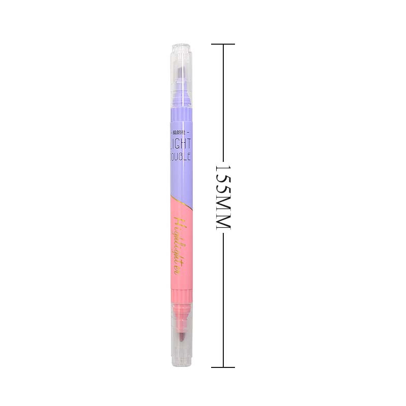 Tip dupla Tip -marcador Highlighter Kawaii Candy Color Manga Markers