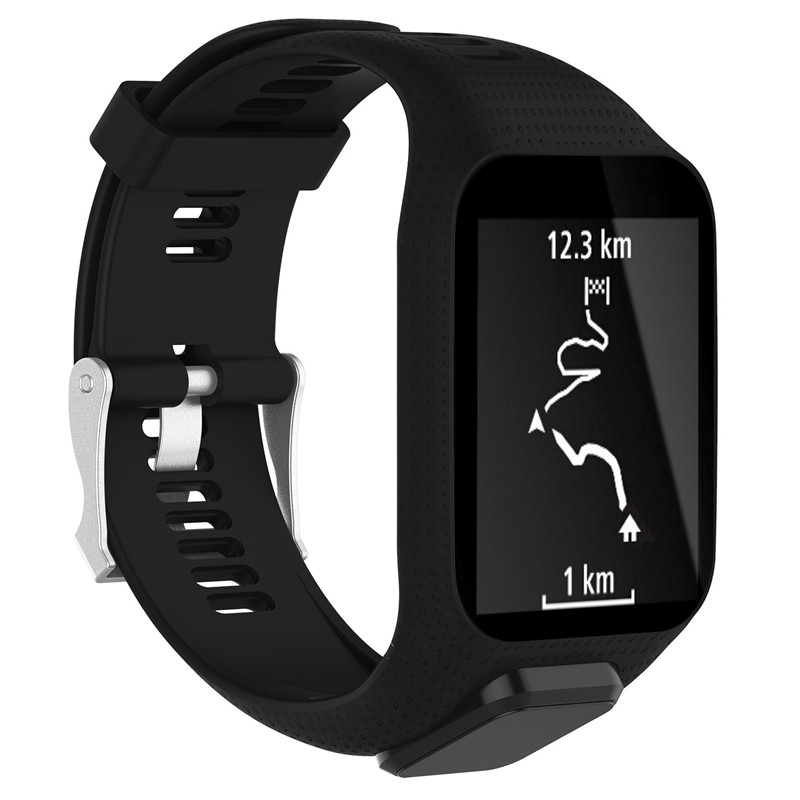 Siliconen vervangende polsband voor TomTom Runner 2 3 Tom Tom Adventurer Golfer 2 Spark 3 GPS Smart Watch -bandarmband