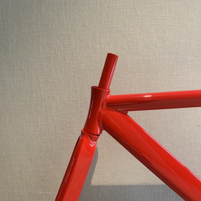 Frame muscolare grigio 700c bici telai bici da rosso 6061-t6 telaio a marcia fissa in alluminio 52 cm Fixie Framest Include SeatPost