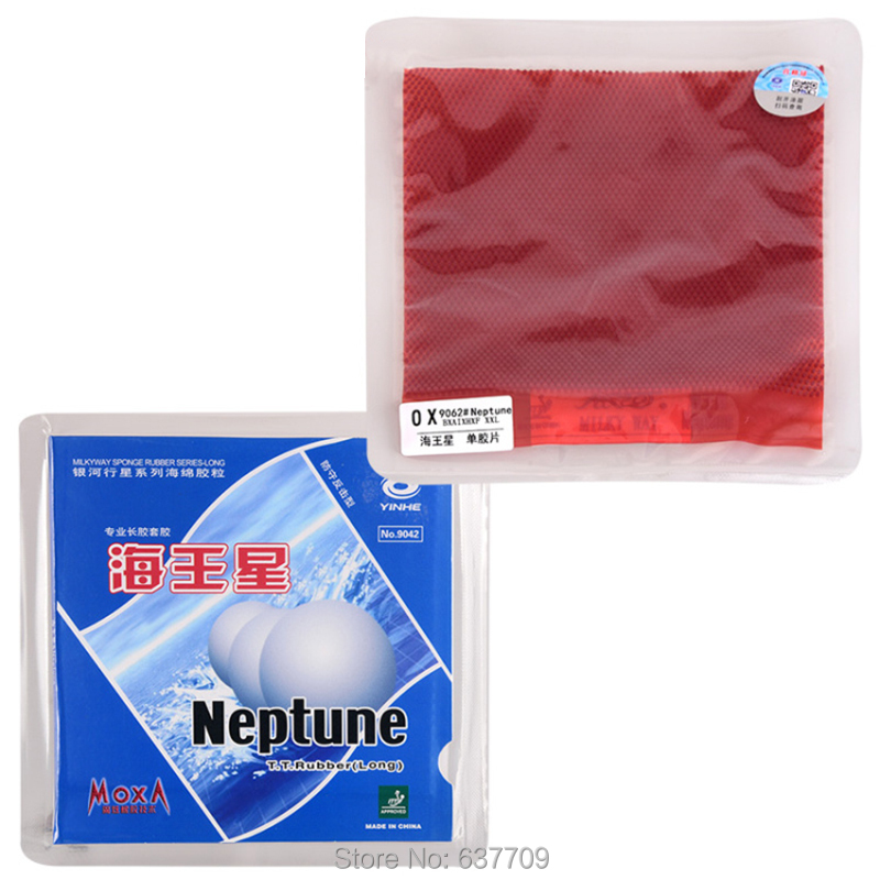 Originale Yinhe Nettuno Table Tennis Baschette Long Pimples Difesa Difesa la racchetta da tennis da tavolo