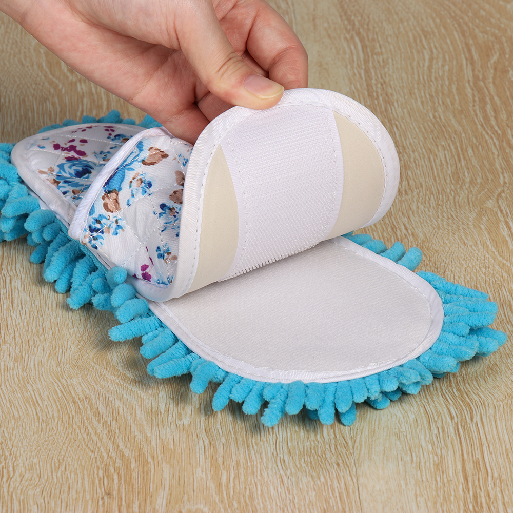 Washable Lazy Dust Mop Slippers Microfiber Soft Wearable Bathroom Floor Dusting Cover Home Cleanning Tools