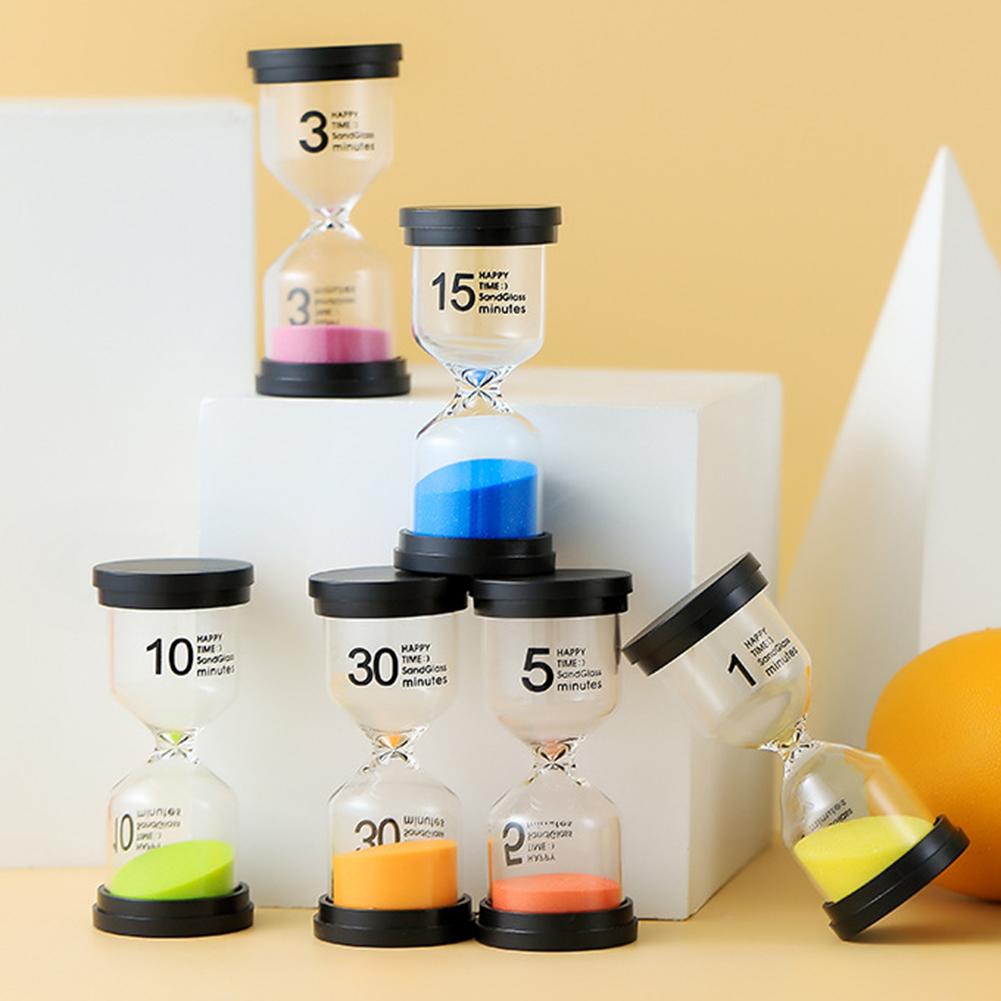 1/3/5/10/15/30min Sand Clock Sandglass Hourglass Timer School Kids Game Decor Children Gift Sand Timer Home Decoration