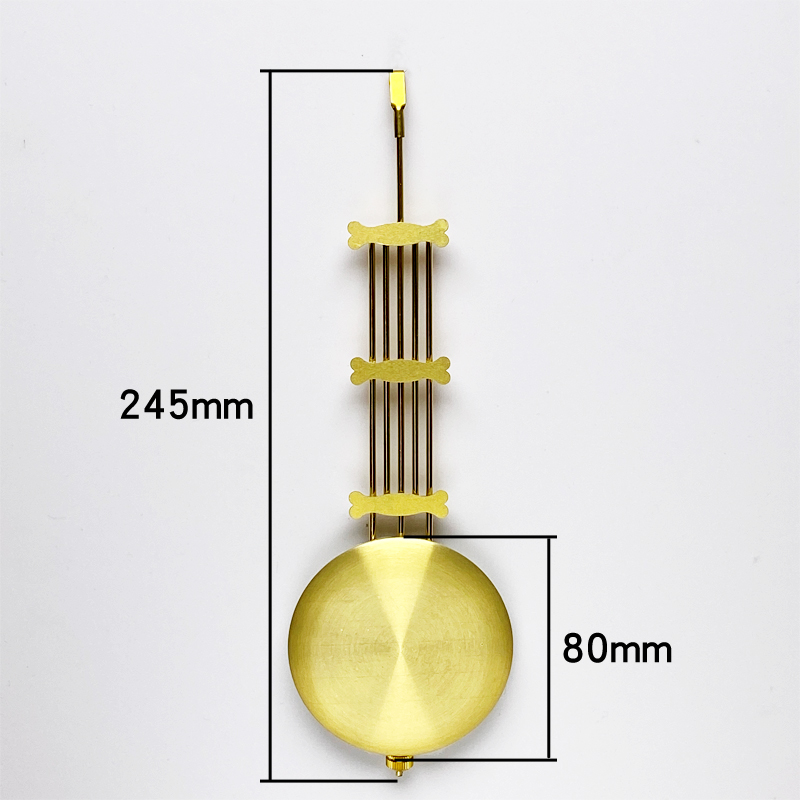 European Style B Metal Pendulum 40g 245mm Längd Diy Clock Parts Accessory