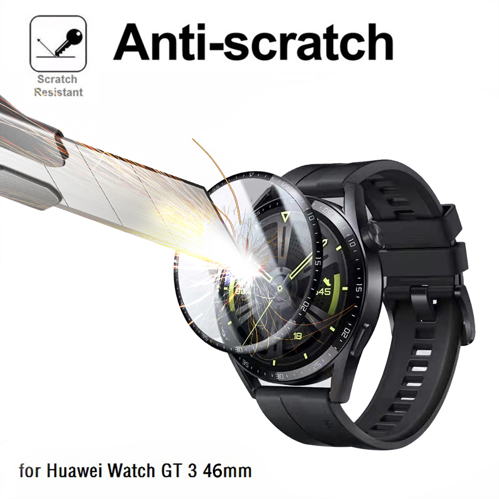 Soft Protectiom Film für Huawei Uhr GT 3 42mm/46mm Smartwatch PMMA+PC -Bildschirmschutzabdeckung nicht Glas Beschützer