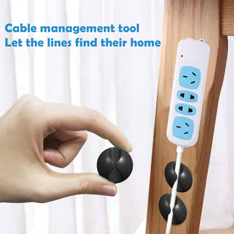 USB Cable Organizer Winder Winder Harder Clip Clip Office Desktop Pleash Cables Silicone Fixer Управление проволокой 35 шт.