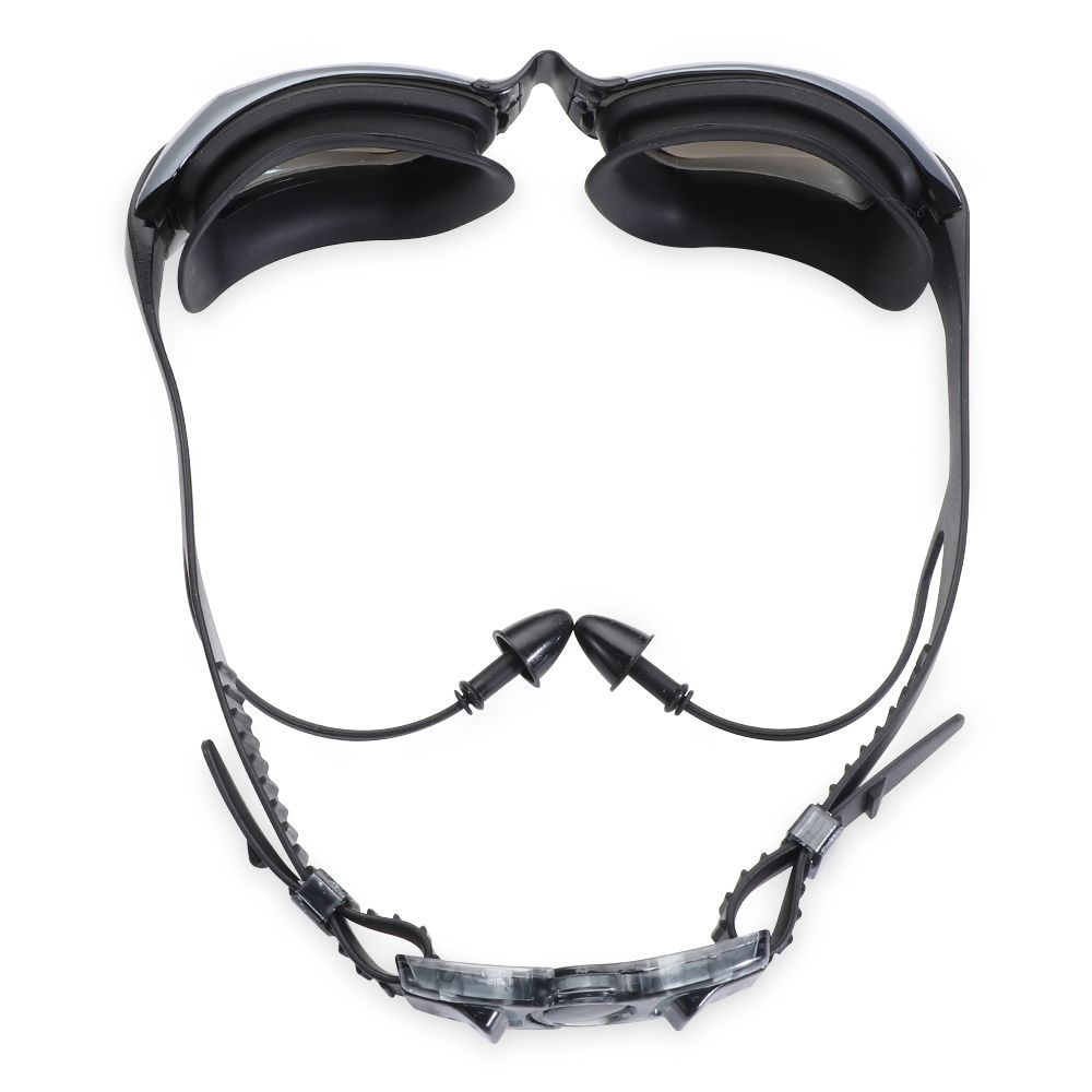 Les enfants adultes utilisent des lunettes de nez professionnelles réglables en lunettes de natation des lunettes UV anti-brouillard