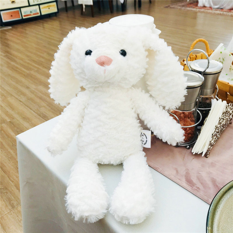 38CM Super Soft Long Legs Baby Gifts Toy Pink White Rabbit Teddy Bear Dog Sheep Elephant Stuffed Animals Doll for Children