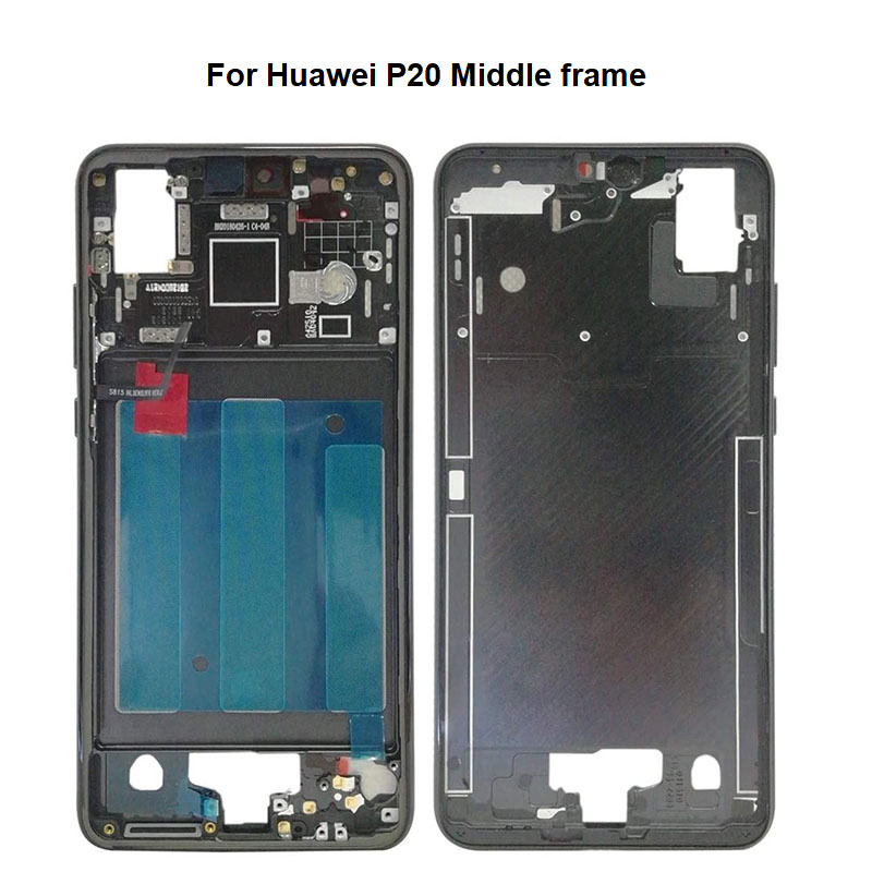 Nouveau pour Huawei P20 Cadre du cadre central Couvercle du châssis en métal Habillement Back Plate d'écran LCD EML-AL00 EML-L09 EML-L22
