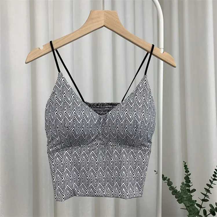 Tanques femininos Designer Camis Y2K Tanque feminino Top Top coreano Moda leopardo Top Top Bra Sexy Tank Top Top Summer Seda Apron J240409