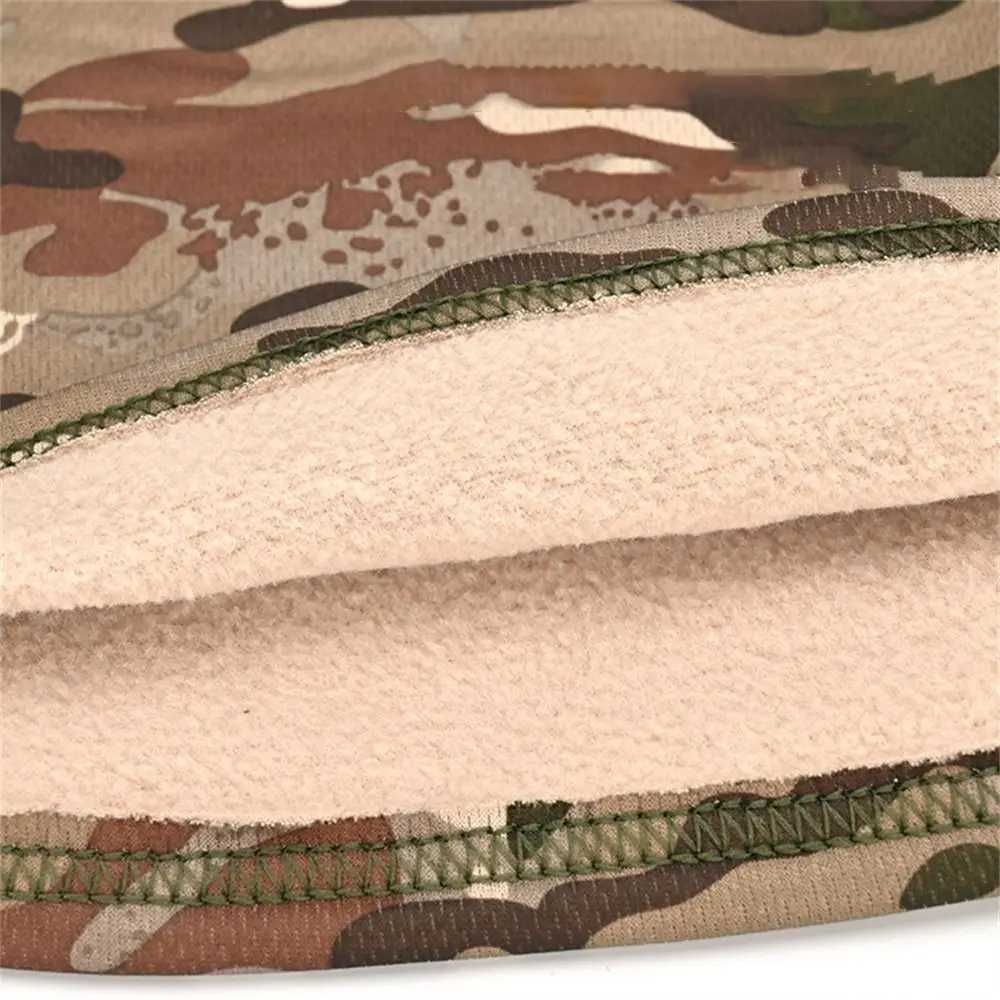 Mode gezicht maskers nek blaaar winter camouflage fleece nek gaiter warme skipuis sjaal snowboard half gezicht masker koud-proof kraag gezicht cover 240410