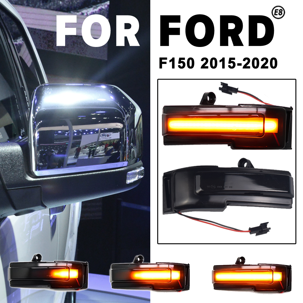 FL3Z-13B375-AA AMBRE LED LED MIRMOR SIGNAGE DE TORT LAMBRE DE LUMINE POUR FORD F150 2015-2020