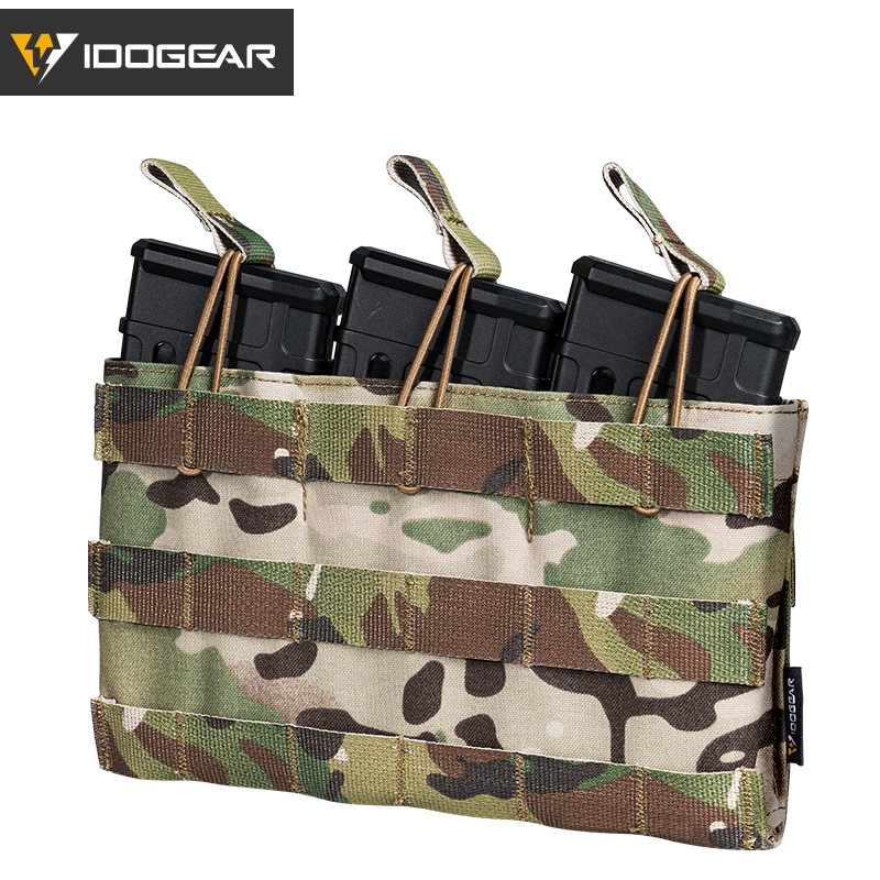 Idogear Triple Magazine Mucke 5.56 Mag Pouch Open Top Gear Tactical Magazine Magazine Magazine 3526