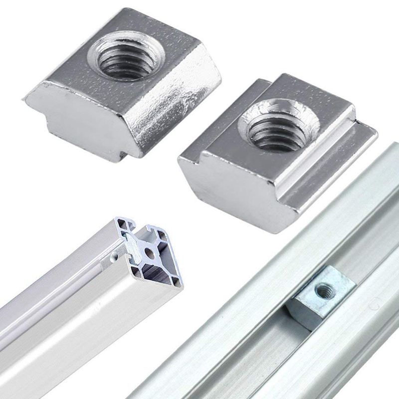 3030 Aluminium profiel Connector Set: 20 stcs 3030 hoekbeugel + 40 stcs 20-serie M6 T-slotmoeren + 40 stks M6x12mm Hex Socket Cap