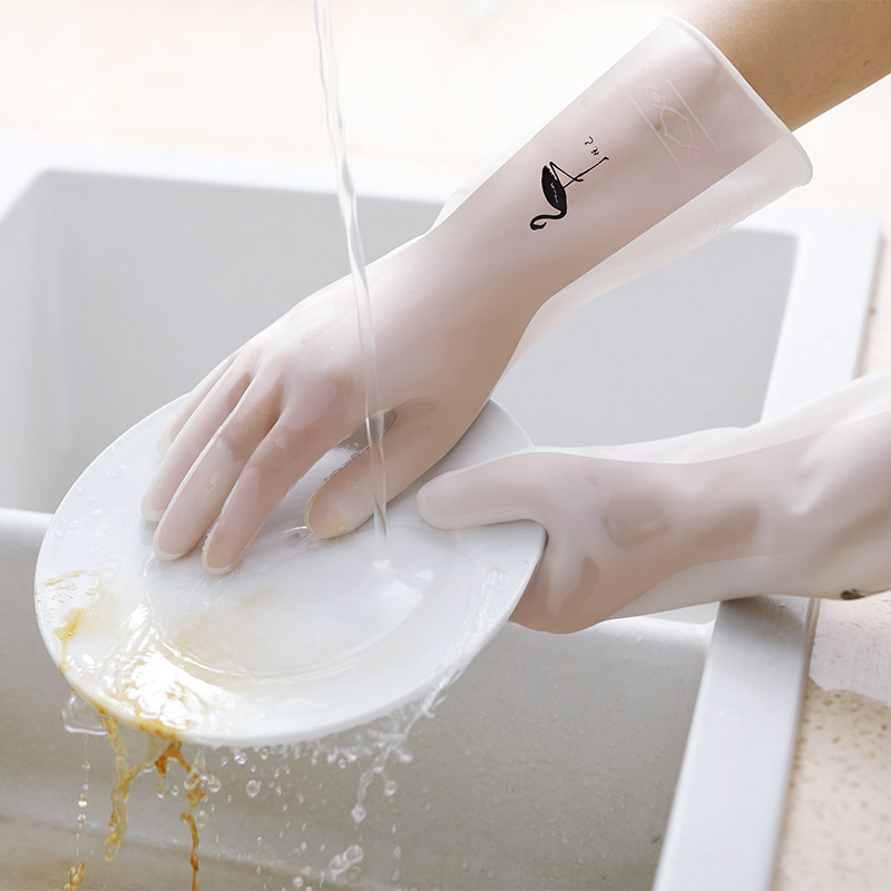 Nieuwe huishoudelijke vaatwashandschoenen keukenschotel wassen handschoenen siliconenhandschoenen voor het wassen van kleren reinigende handschoenen voor gerechten