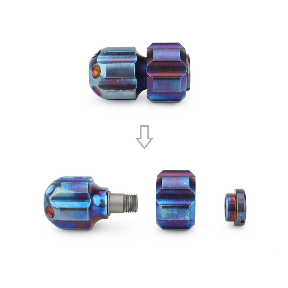 Титановый сплав веревочный бусин DIY Ожерелье для игрушки Paracord Bead