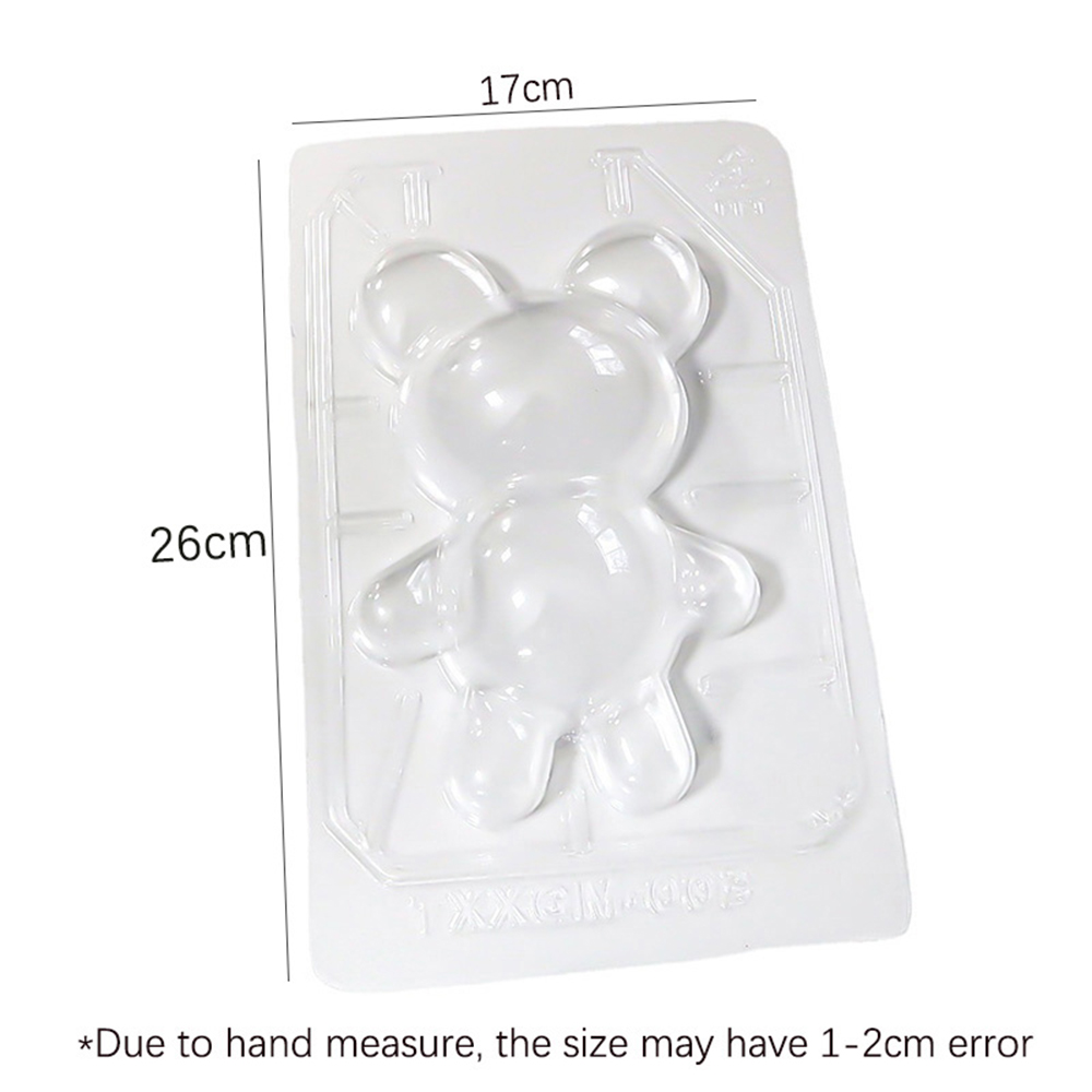 3st Super Large Bear Chocolate Mold Mousse Cake Mold For Breakable Chocolate Bear Wedding Cake Topper Cake Decorating Tool