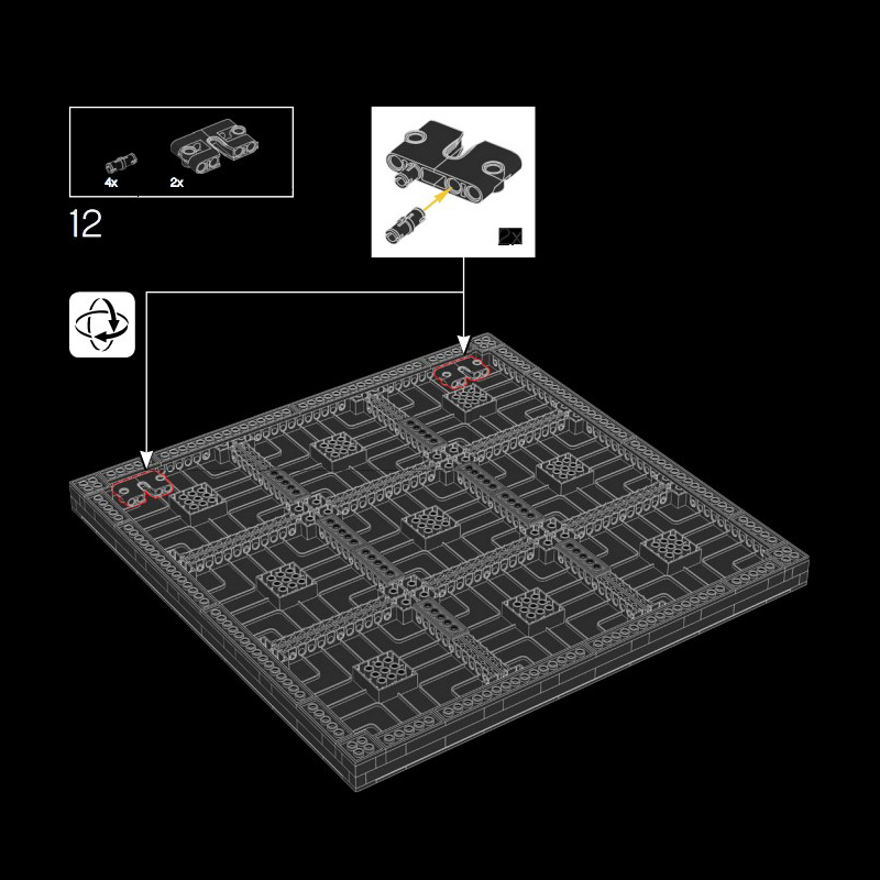 Pixel Art Painting Building Blocks MOC Parts Set Toys For Photo Frame Compatible 31202/31204 