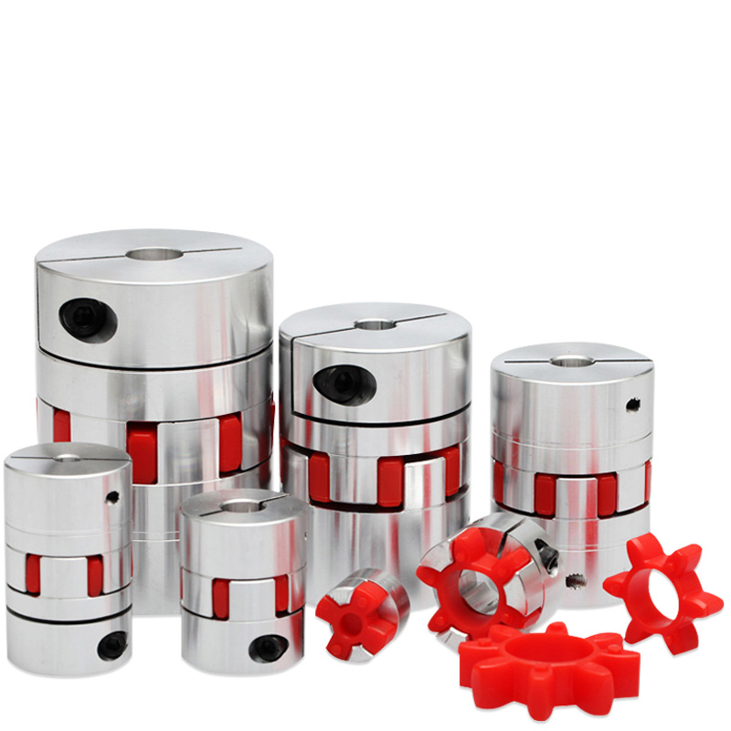 CNC Motor Jaw Couplers Flexibele Spider Plum Elasti -askoppeling D25 L30 4 mm 5 mm 6m mm 6,35 mm 9 mm 10 mm 12 mm 12 mm