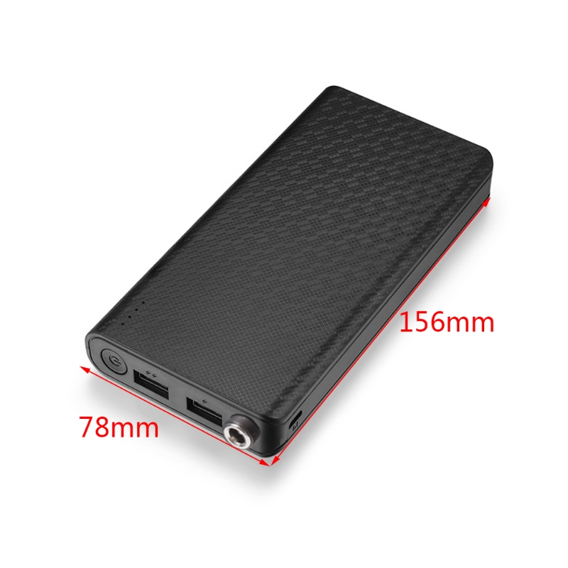 DC Output 9V/12V Dual USB Output Battery Case 7x18650 Power Bank Shell