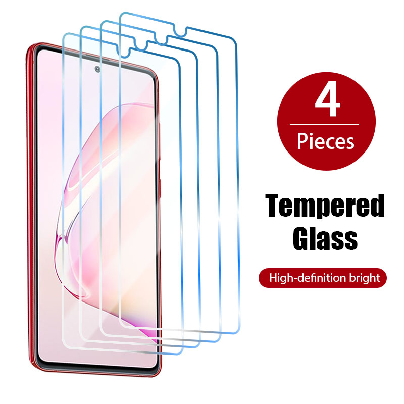 4st Tempered Glass för Samsung Galaxy A54 A34 A14 A53 5G A12 A50 A51 A52 A70 A71 A72 A20E A31 A10 A40 A32 A30S M31 M21 Glas