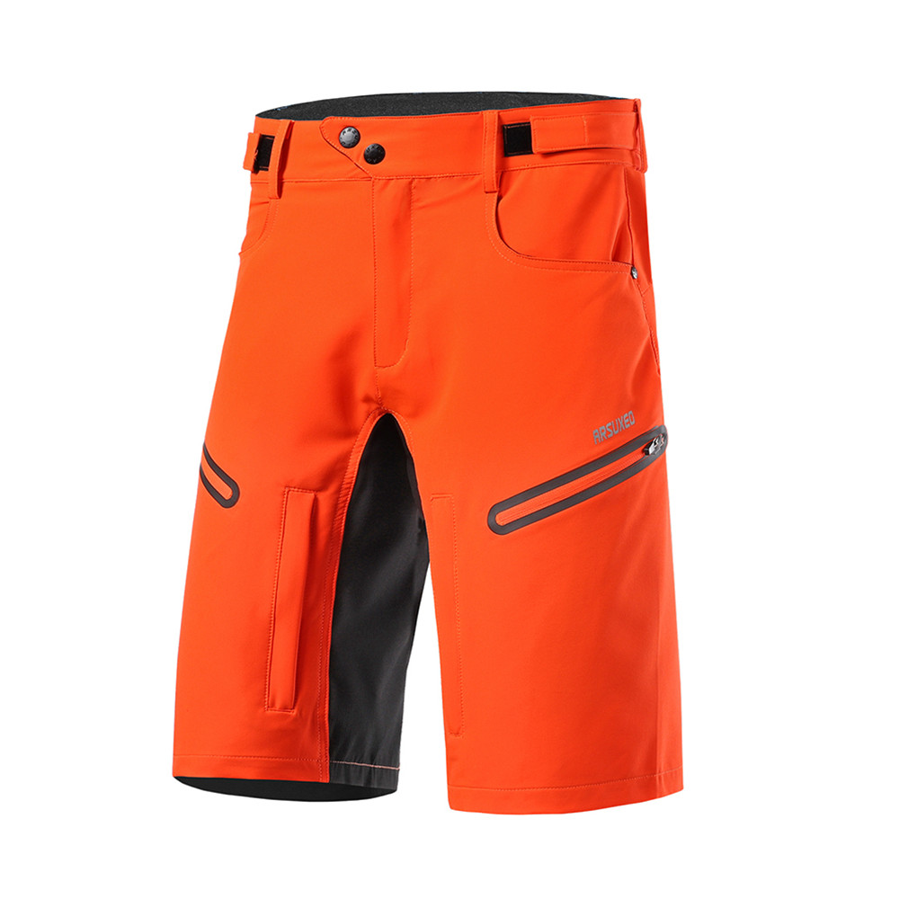 Novos masculinos de ciclismo de ciclismo solto de bicicleta de bicicleta rápida Shorts de carga seca ao ar livre esportes de calças curtas respiráveis