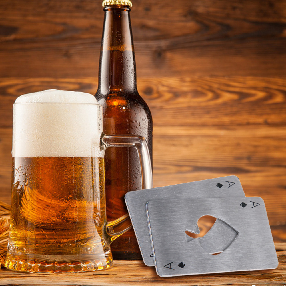 Poke Kart Bira Şişesi Açıcı Kişiselleştirilmiş Kredi Kartı Aracı Şişesi Açılış İçme Aksesuarları Abridor de Garrafa