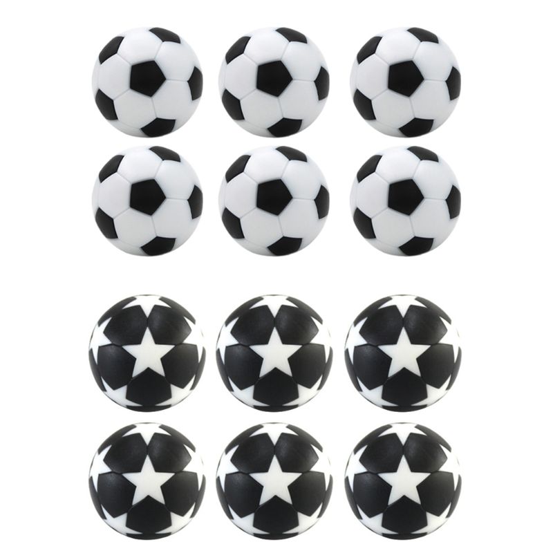 32mm Tischfußball Ersatz Kinder Indoor Games Foosball Fussball Mini Schwarz -Weiß -Ball Fußball