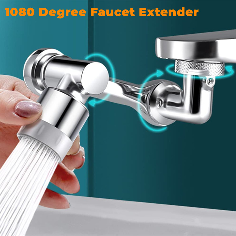 1080 ° UNIVERNAL FAUCET Extender Splash Filter Banheiro Torneira Aeradora Pia de cozinha Torneira Torneira de torneira Torneira de torneira