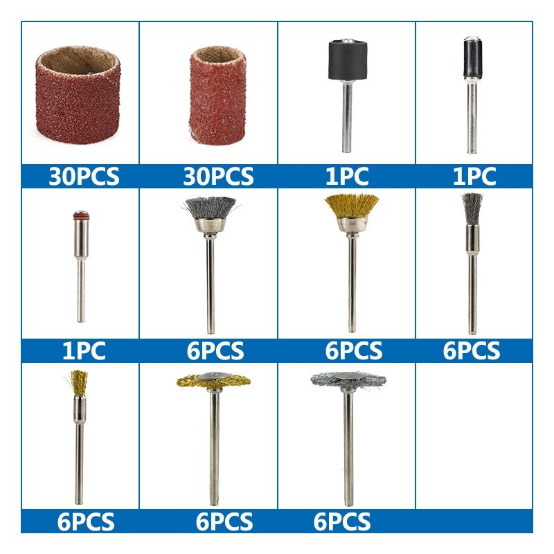 XCAN Стальная проволочная щетка, шлифовальные ленты с шлифовальным барабаном, наждачная бумага для Dremel Роторный инструмента