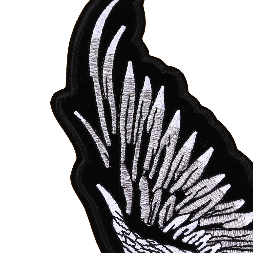 Black Brave Eagle Patches Cloths Clothing brodery Punk Rock Bike Patch Grand Biker Patch Motorcycle Patch