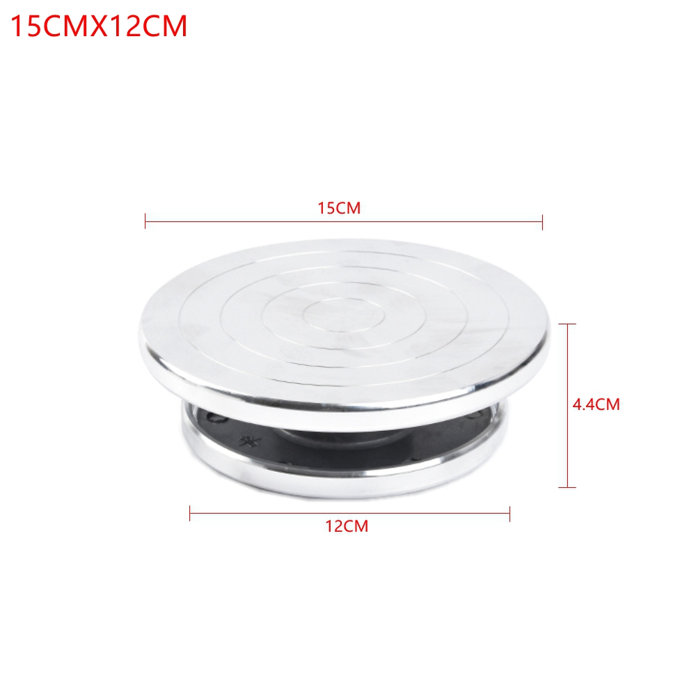 15-30CM Double Face Use Aluminum Alloy Turntable for Ceramic Clay Sculpture Platform Pottery Wheel Lazy Susan Rotating Tools