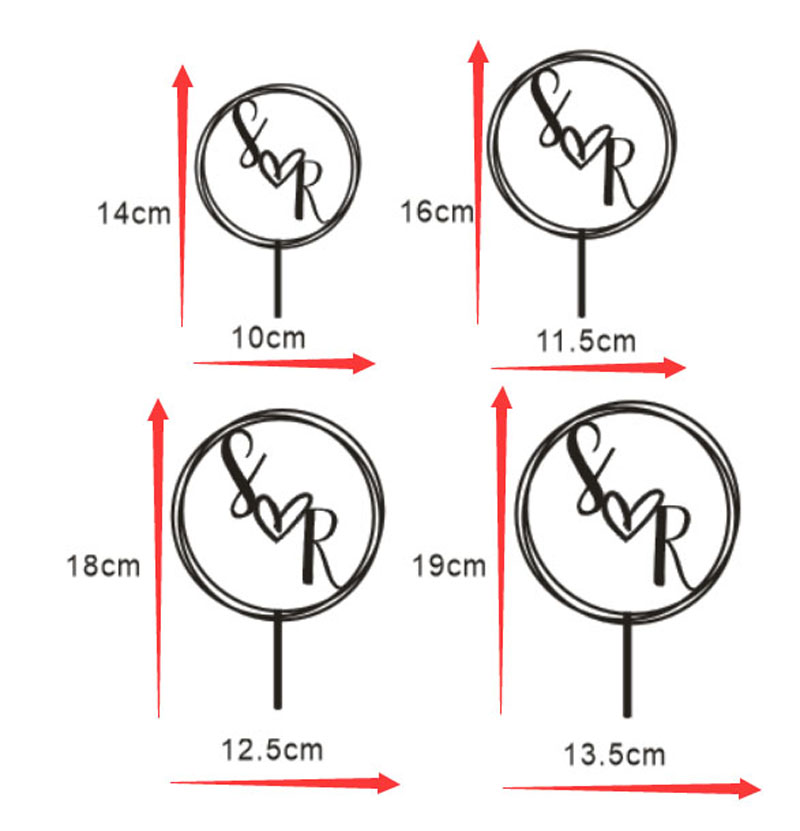Kişiselleştirilmiş Düğün Pastası Topper Özel İlk Harfler Ahşap Arcylic Love Çift Yıldönümü Partisi Dekorasyon