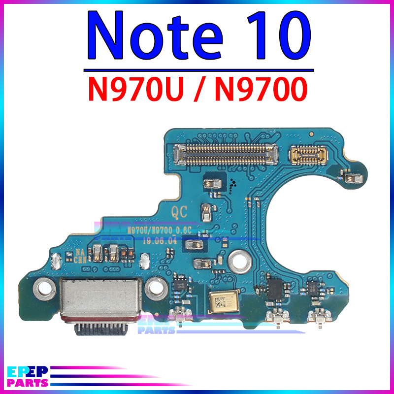 Connector de quai à port de chargeur USB d'origine Câble flexible pour Samsung Galaxy Note 7 8 9 10 Lite + plus 20 Ultra Charging Board Module