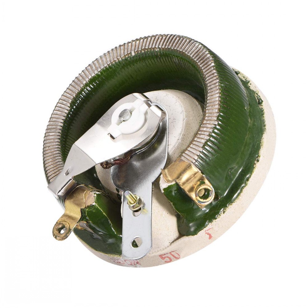 200W BC1 Högeffekt Wirewound Potentiometer Rotary Rheostat Disk Ceramic Variable Motstånd 5R 10R 20R 50R 100R 200R 300R 500R 1K