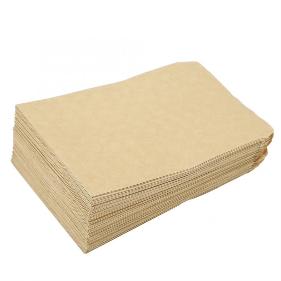 100 pezzi di carta da 100 pezzi Sacchi di carta mais Semi di riso grano confezionando Borse Potenti involucro Borse Kraft Braft Semi di carta Kraft Protezione