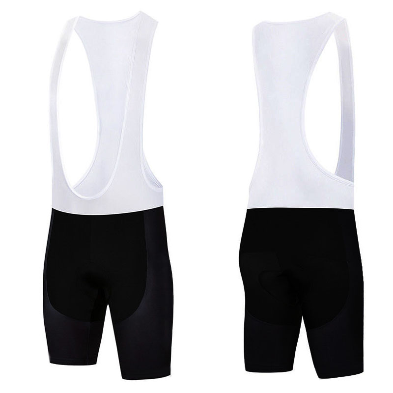 Pantalón de gel de gel de babero en bicicleta, pantalones para bicicletas, ropa de bicicleta de bicicleta, mtb sport wear jersey, viaje en carretera negro lyca