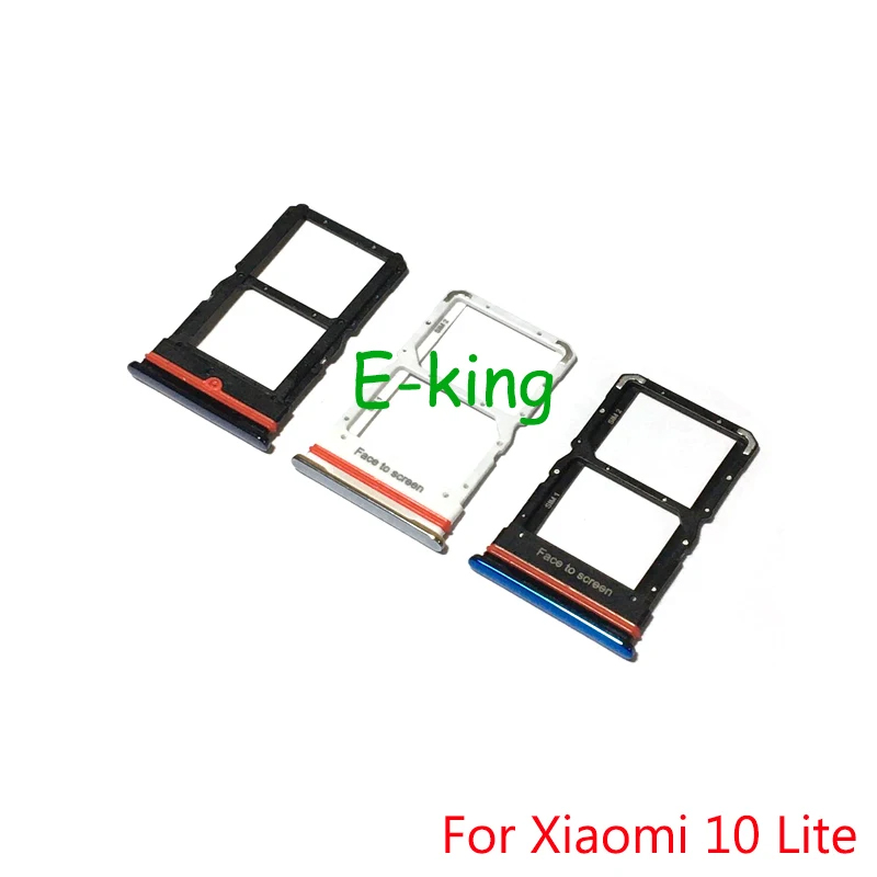 for xiaomi mi 10 10t pro lite k30s 5g simカードスロットトレイホルダーSIMカードリーダーソケット