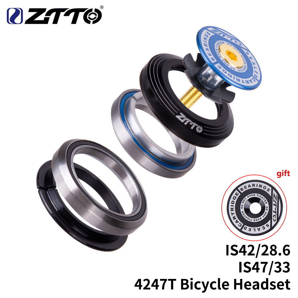 ZTTO Bike Interne headsetondersteuning IS42/28.6 IS47/33 Lager stuurkolom1 1/8-1 1/4 