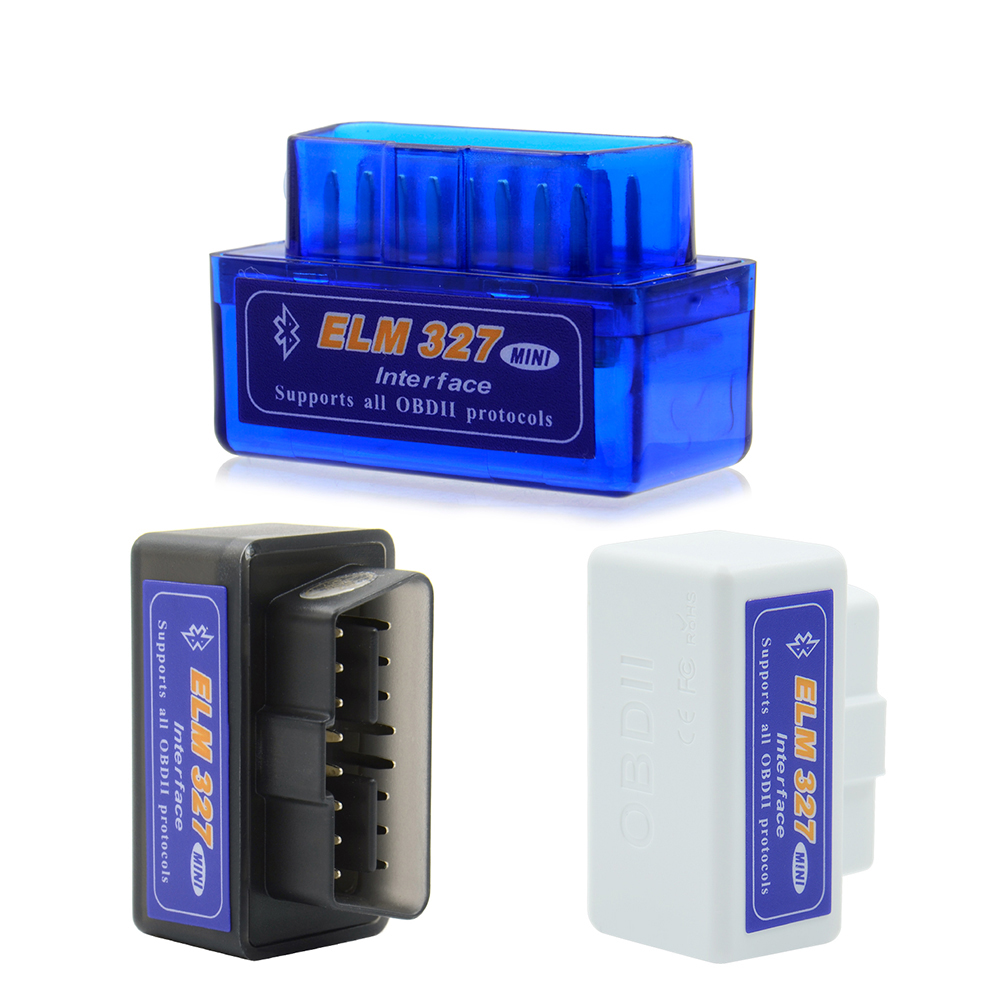 Super Mini ELM327 V2.1 Bluetooth Compatible OBD2 Scanner ELM 327 V1.5 en Android IOS Terrela de diagnóstico de automóvil OBD II Lector de código