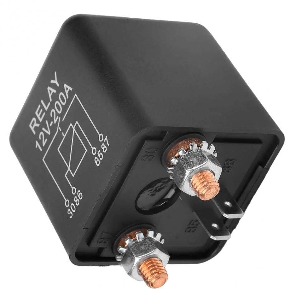 Hoogstroom Auto -vrachtwagen Motor Automotive Relay 60V/48V/36V/24V/12V 200A/100A Start Type Automotive Modulair relais